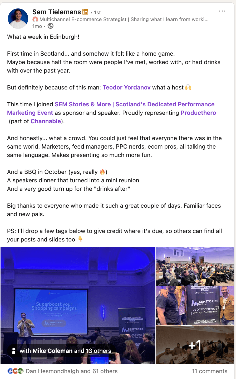 LinkedIn Testimonial 10