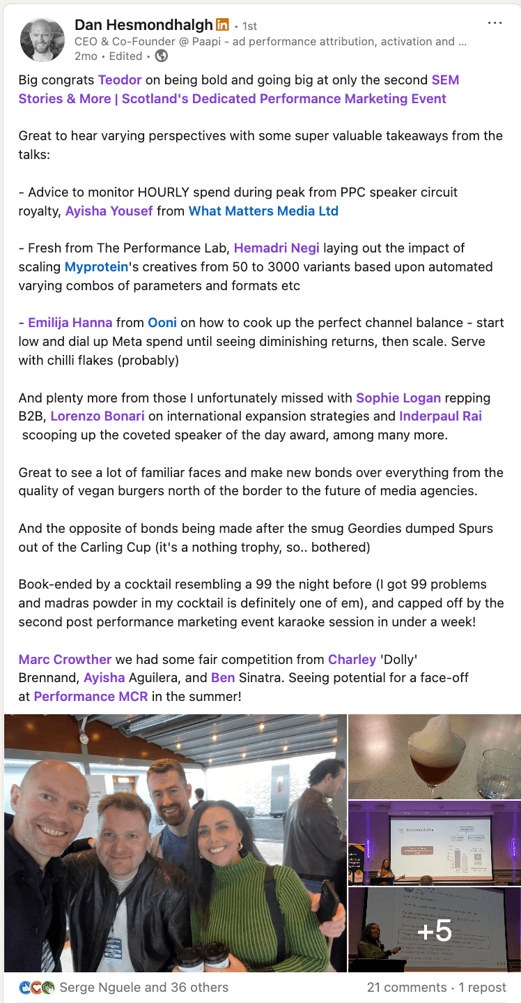 LinkedIn Testimonial 14